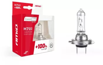 Set becuri cu halogen H7 12V 55W LumiTec SILVER + 100 DUO BOX 