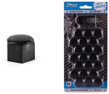 Set capace prezoane 19 mm culoare Negru 