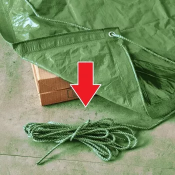 Sfoara rasucita pentru fixare prelata 6mm x 25m 