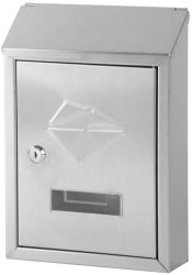 Cutie postala gauri in spate inox 21.5x7x30.5 cm 