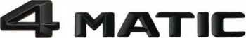 Emblema 4 Matic spate portagaj Mercedes negru 