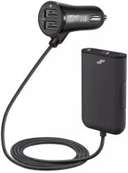 Incarcator auto fata-spate cu cablu 4xUSB 