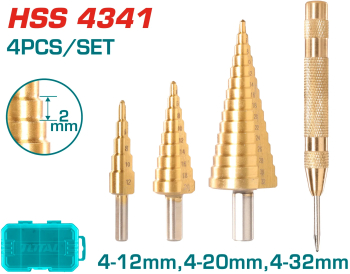 Set 3 burghie conice in trepte TOTAL 