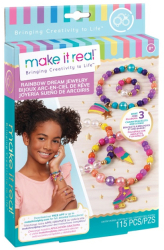 Set creativ de bratari cu pandantiv 115 piese multicolor Make it Real 1204