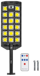 Lampa Solara Stradala COB Sau Gradina SIKS Panou Solar De Exterior 544 LED COB Lumina Neutra Control Din Telecomanda Cu Senzori de Amu 