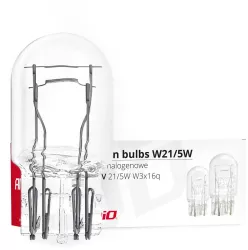 Set 10 becuri cu halogen T20 W21 / 5W W3x16q 