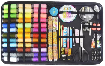 Set 200 de elemente pentru cusut multicolor Gonga® Multicolor 