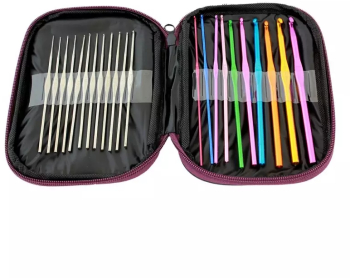 Set de accesorii pentru crosetat Gonga® Multicolor 22 