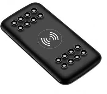 Baterie Externa SIKS Cu Incarcare Wireless Portabila Capacitate 20000 mAh 2 Mufe x USB 1 Mufa x Type-C Culoare Negru