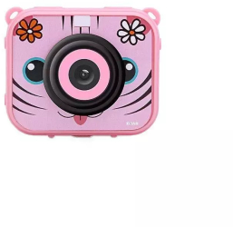 Camera Video Sport EDAR Digitala Subacvatica Pentru Copii 2.0 full HD Carcasa si Jocuri Incluse Roz 