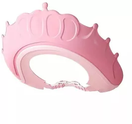Casca De Protectie SIKS Pentru Cap Ochi Si Urechi Pentru Baie Bebelusi Coroana Reginei / Regelui Fara Sampon In Ochi Reglabila Silicon/