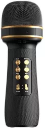Microfon Fara Fir Karaoke SIKS Wireless Stereo 4 Efecte Voce Cu Acumulator Boxa Integrata Radio FM Multifunctional TF card USB Inr 