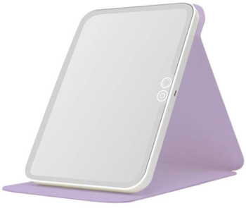 Oglinda Cosmetica SIKS Pentru Machiaj Cu Lumina LED 3 Tipuri De Lumina Touch Switch Pliabila Iluminata Cu Suport USB Dimensiuni 18.5 