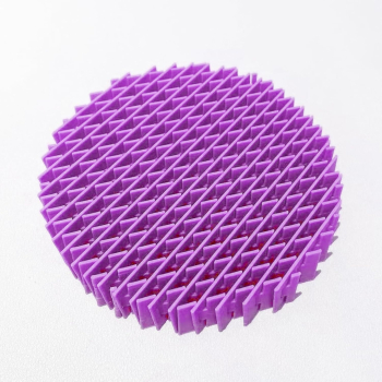 Jucarie Antistres Interactiva Flexibila si Modelabila Culoare Mov din Plastic Dimensiuni 10x10x3 cm 