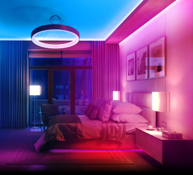 Banda LED RGB - 5 m - 220-240V - 5050 SMD - 30 LED/m - 7 2W/m 