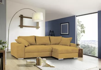 Coltar extensibila California cu Topper inclus 285 cm Crown 10 Mustar 