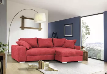 Coltar extensibila California cu Topper inclus 285 cm Enjoy 14 Rosu 