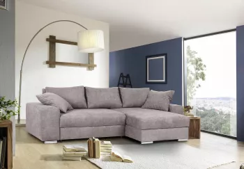 Coltar extensibila California cu Topper inclus 285 cm Enjoy 20 Gri - Maro 