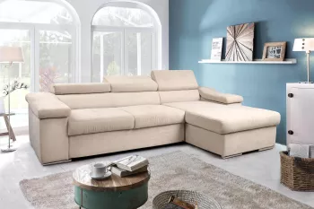 Coltar extensibila Monessa dreapta 270 cm Crown 2 Bej 