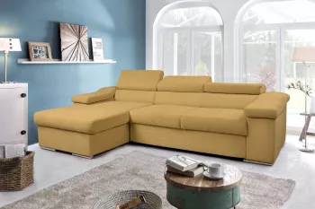 Coltar extensibila Monessa stanga 270 cm Crown 10 Mustar 