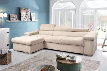 Coltar extensibila Monessa stanga 270 cm Crown 2 Bej 
