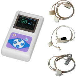 Pulsoximetru profesional Contec CMS60D model 2025 senzor adulti neonatal pediatric masoara saturatia de oxigen si rata pulsului 