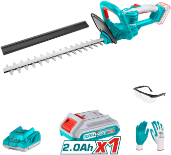 Trimmer pentru tuns gardul viu pe acumulatori TOTAL LI-ION 20V INCLUDE ACUMULATOR SI INCARCATOR