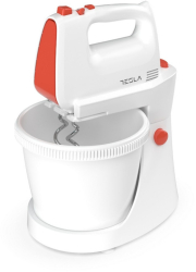 Mixer pentru pahare Tesla MX501WRB 500W 5 viteze turbo 3 litri alb/rosu 