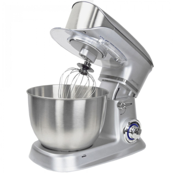 Mixer planetar cupa inox Royalty Line RL-PKM1900.7 1900W 6.5 litri 6 trepte de viteza + Pulse Accesorii Argintiu 