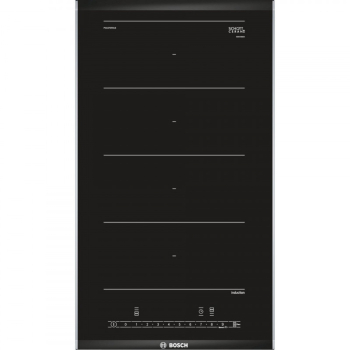 Plita incorporabila ceramica Bosch PXX375FB1E 3700W 2 zone 17 nivele ComfortProfile QuickStart Inductie Negru 
