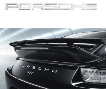 Emblema PORSCHE spate portbagaj chrom 
