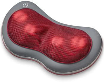Maser Shiatsu Beurer MG 149 12W 4 programe Autor. oprit Design ergonomic Rosu/gri 