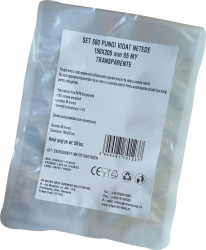 Pungi vidat/vacuum netede pentru masini de vidat cu camera 150X200 mm grosime 65 microni transparente set 500 bucati 