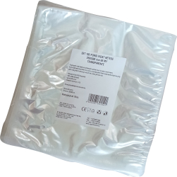 Pungi vidat/vacuum netede pentru masini de vidat cu camera 250X300 mm grosime 65 microni transparente set 100 bucati 