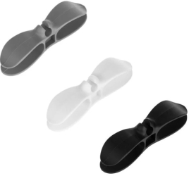 Set 3 bucati suport pentru organizare cabluri aparate electrice tip carlig adeziv 10x2.5x2cm 