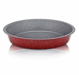 Tava de copt Voltz V51222RR28 28 cm Finisaj marmura Rosu 