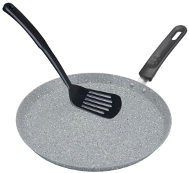Tigaie pentru clatite Bohmann BH 1010-28 MRB 28 cm Marmura Spatula Gri 