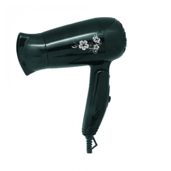 Uscator de par cu maner pliabil Rosberg R51100C 1200W Difuzor 2 trepte Negru 