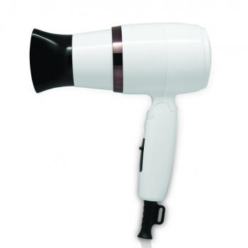 Uscator de par Rosberg R51100J 1600W Pliabil Aer rece 3 nivele Alb/auriu 