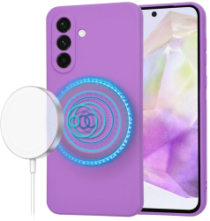Husa pentru Samsung Galaxy A36 5G - Techsuit SoftFlex MagSafe - Purple 