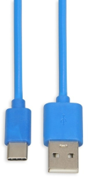 Cablu alimentare USB-A la TypeC albastrau 1m iBOX 