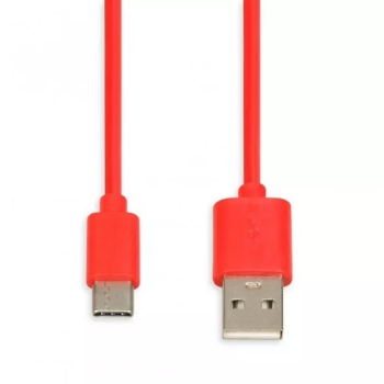 Cablu alimentare USB-A la TypeC rosu 1m iBOX 