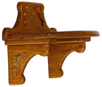 Etajera de lemn vintage 33x23x25