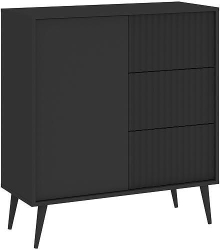 Comoda Sani BARCELONA 1D3S 91 x 40 x 98 cm Antracit 
