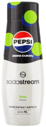 Concentrat sirop pentru Soda Stream Pepsi MAX Lime 440 ml Gonga® Alb/Negru 
