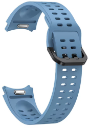 Curea marca THD compatibila Galaxy Watch6/Classic Galaxy Watch5/Pro modelul sport cu orificii culoarea albastru 