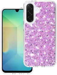 Husa pentru Samsung Galaxy A26 5G - Techsuit Sparkly Glitter - Magenta 