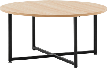 Masuta de cafea stejar / negru SAFRON Sani 80 x 40 cm 