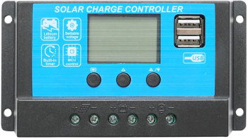 Regulator tensiune pentru panou solar 20A 12V24V 2X port USB DISDM93 BK87455 