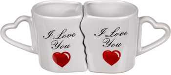 Set 2 cani pereche - I Love You 